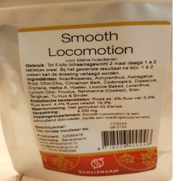 Product: Smooth locomotion 250 mg Product: Smooth locomotion 250 mg