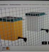 Product: Drinkfles vierkant 1 liter - Actuele voorraad: 22