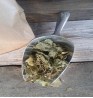 Product: Hazelnoot blad gebroken 50 gram