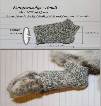 Product: Sore hocks rabbit sokken smal Product: Sore hocks rabbit sokken smal