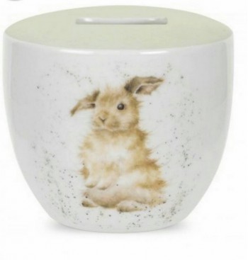 Product: wedgwood spaarpot konijn Product: wedgwood spaarpot konijn