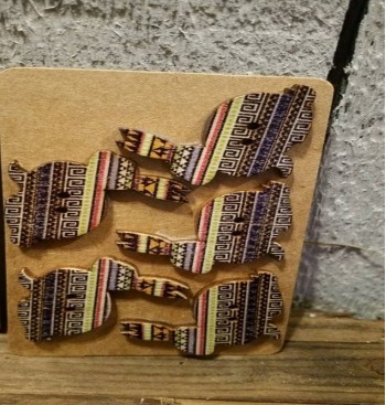Product: Konijnen houten knopen Product: Konijnen houten knopen